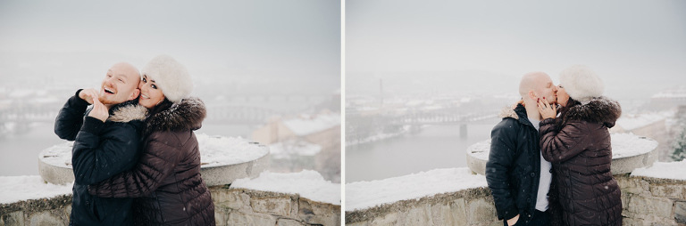 Winter surprise proposal