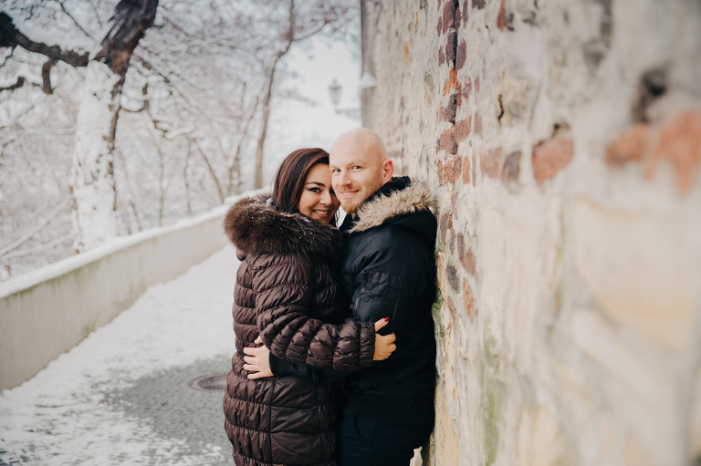 Winter surprise proposal