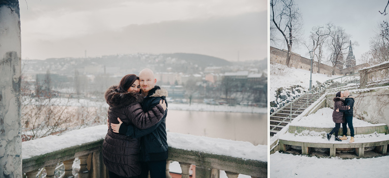 Winter surprise proposal