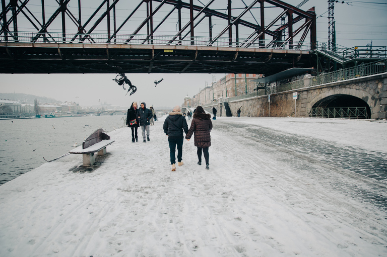 Winter surprise proposal