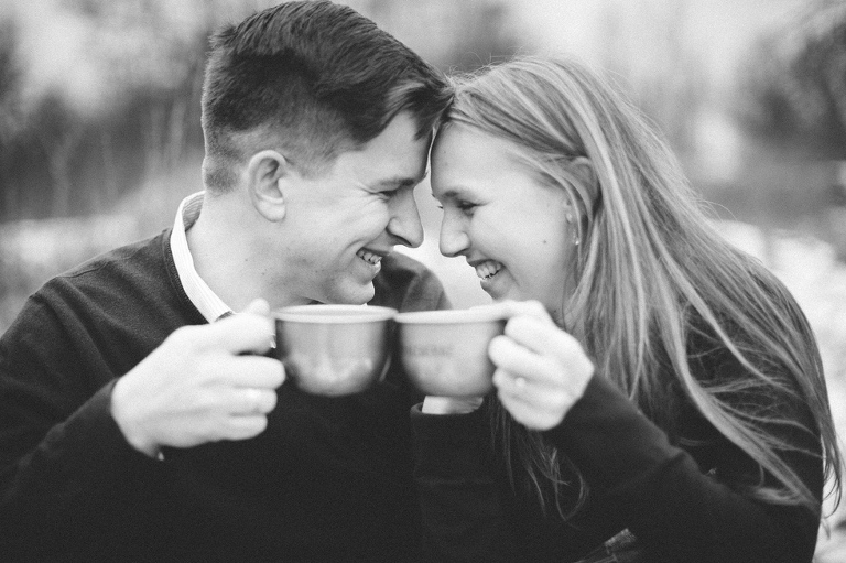 winter prewedding session