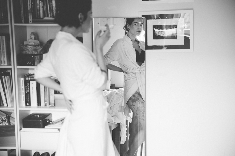 blue alternative wedding