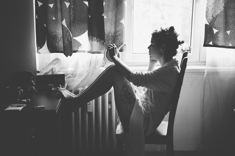 blue alternative wedding