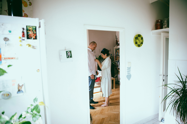 blue alternative wedding