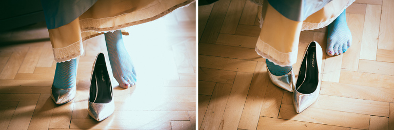 blue alternative wedding