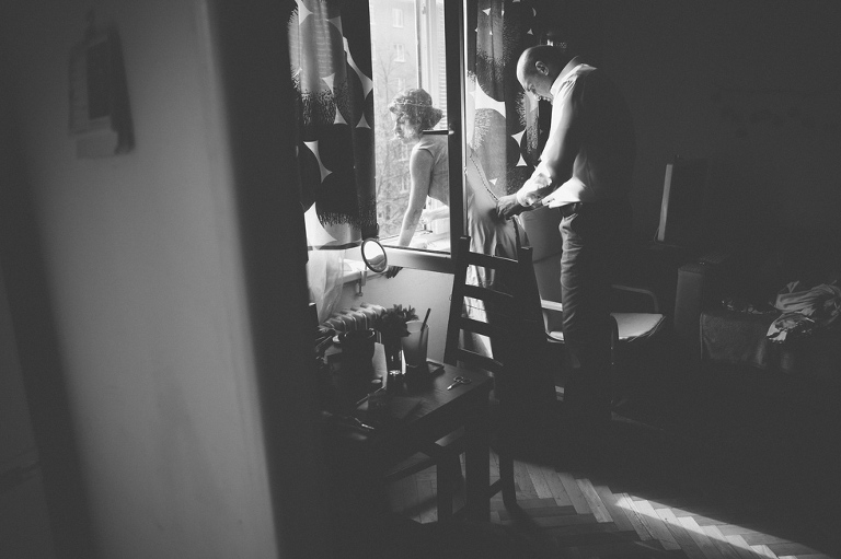 blue alternative wedding