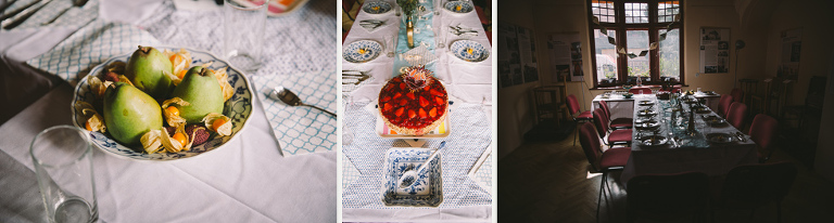 blue alternative wedding