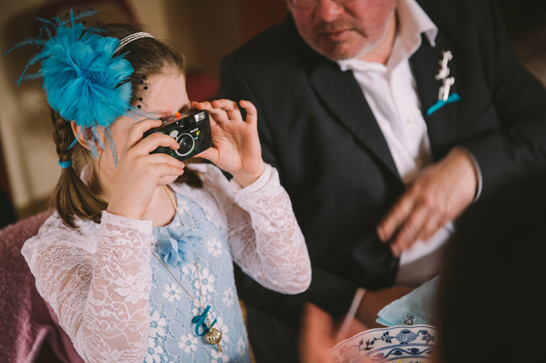 blue alternative wedding