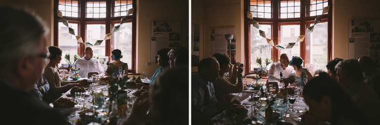 blue alternative wedding