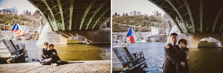 Park prewedding in Prague