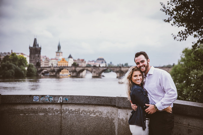 prague garden surprise proposal