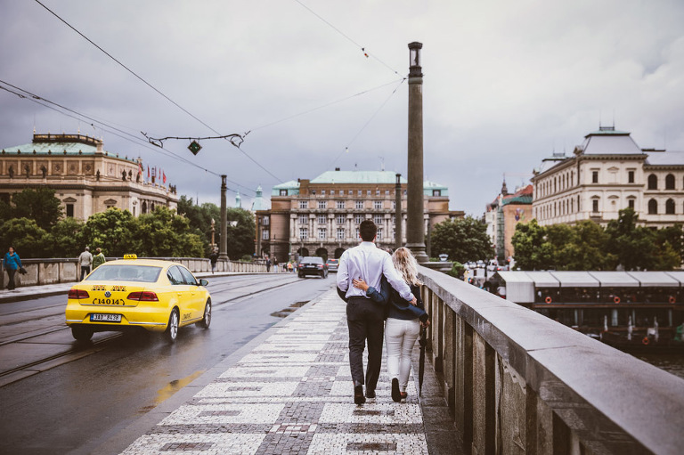 prague garden surprise proposal