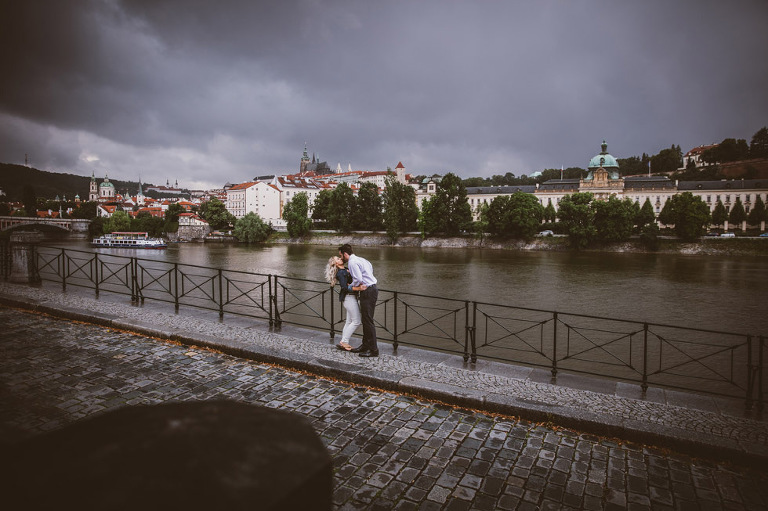 prague garden surprise proposal