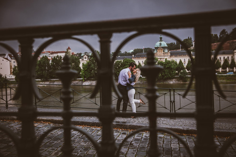 prague garden surprise proposal