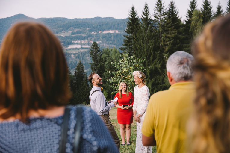 Mountain wedding