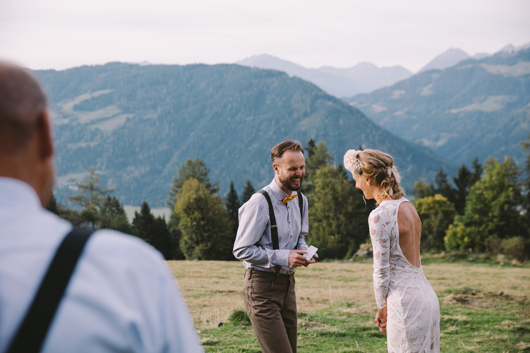 Mountain wedding