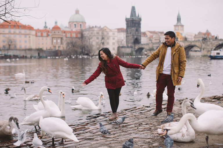 Prague prewedding session