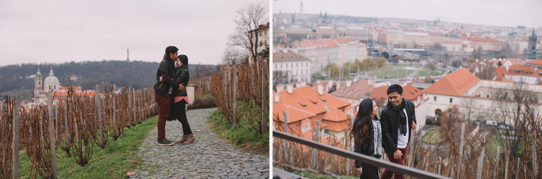 Prague prewedding session